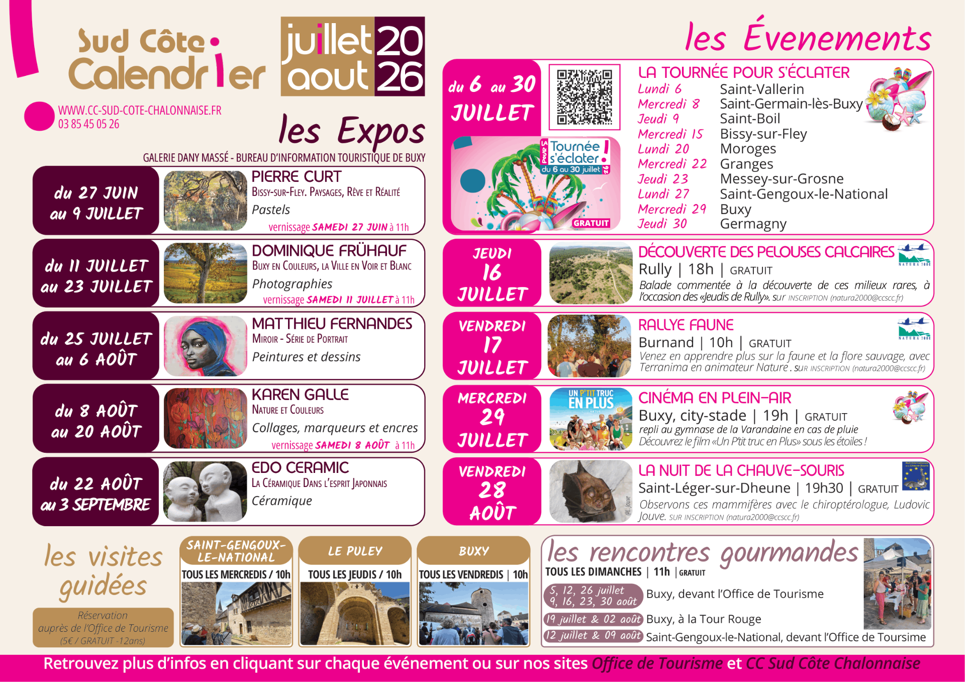 LA TOURNEE POUR S'ECLATER